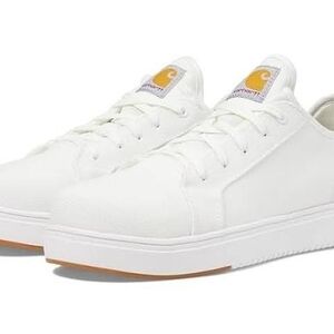 Carhartt Detroit Nano Toe Canvas Sneaker Mens 8.5 White Steel Toe Slip Resistant